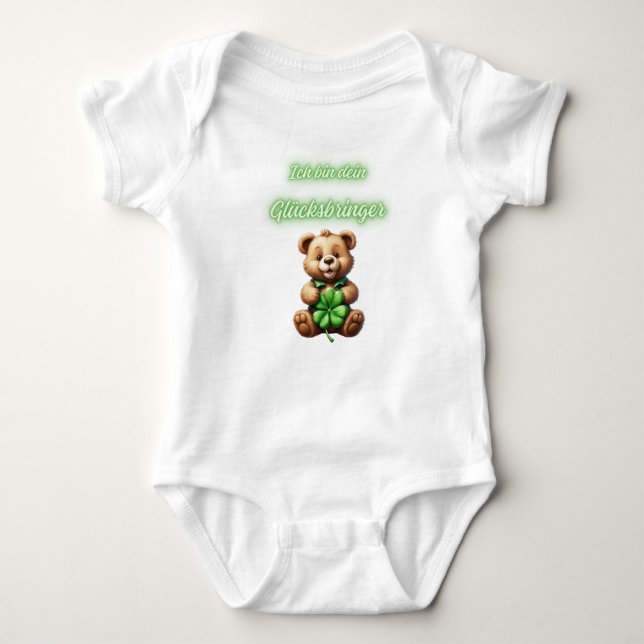 Bear collection for small adventurers! baby bodysuit (Front)