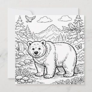 Bear Coloring Page
