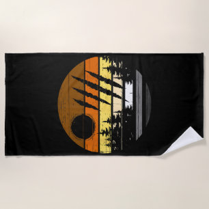 Bear Community, Gay Bear Claw Traces Beach Towel