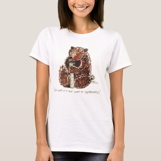 Bear Contemplates Hibernation T-Shirt (Front)