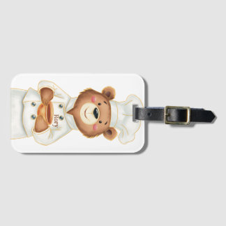 Bear Cook Luggage Tag