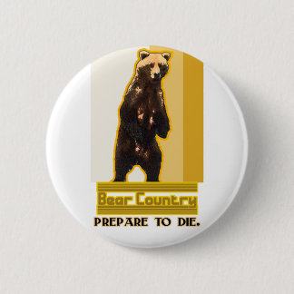 Bear Country 6 Cm Round Badge
