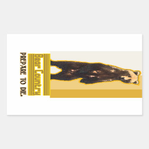Bear Country Rectangular Sticker