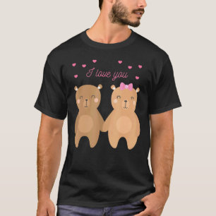 Bear Couples Wedding Anniversary Engagement Party T-Shirt