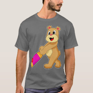 Bear Cricket Cricket bat T-Shirt