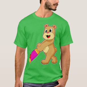 Bear Cricket Cricket bat T-Shirt