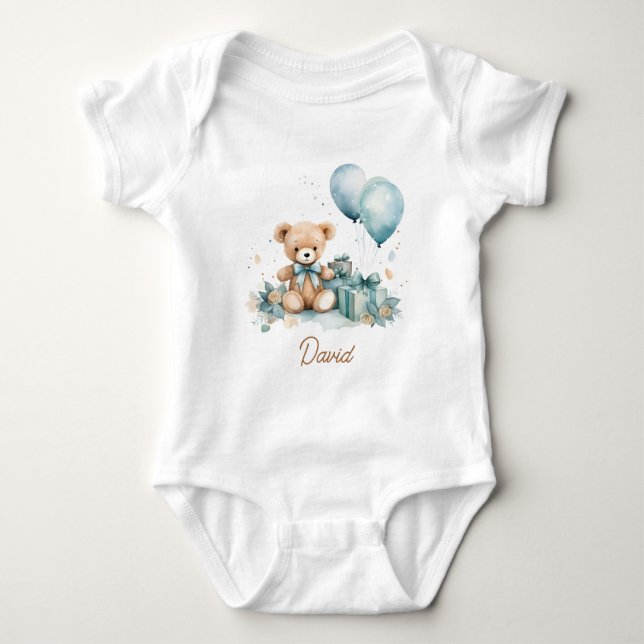 Bear Cub Baby Bodysuit (Front)