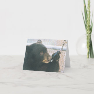 Bear Cub Note Card - Chain