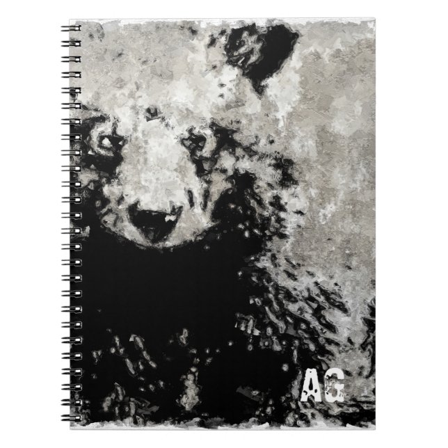 Bear Cub Personalised Notebook (Front)