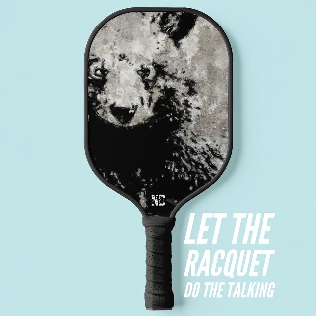 Bear Cub Personalized Pickleball Paddle (Creator Uploaded)