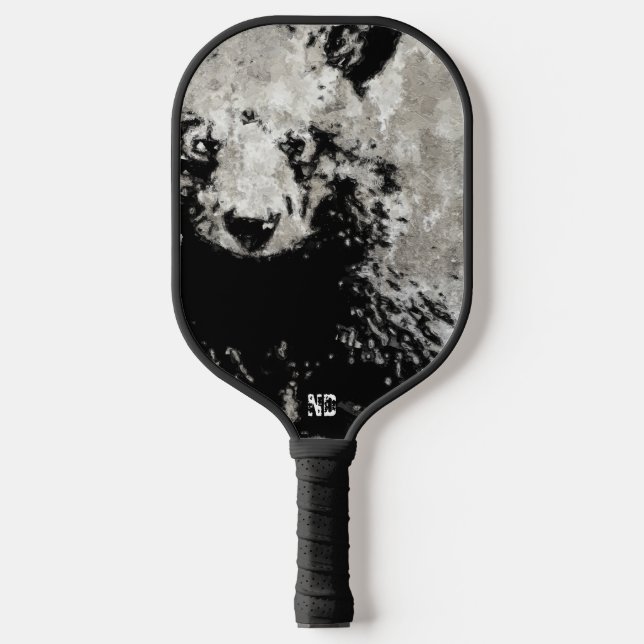 Bear Cub Personalized Pickleball Paddle (Front)