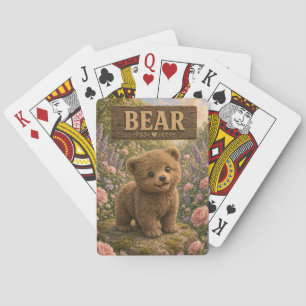 Bear Cute Baby Storybook Nursery Animal Playing Cards