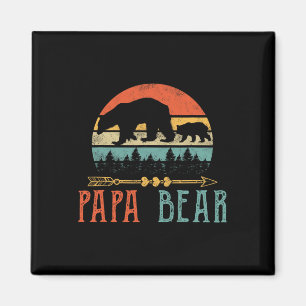 Bear Daddy Funny Mens Fathers Day Gift-idea  Magnet