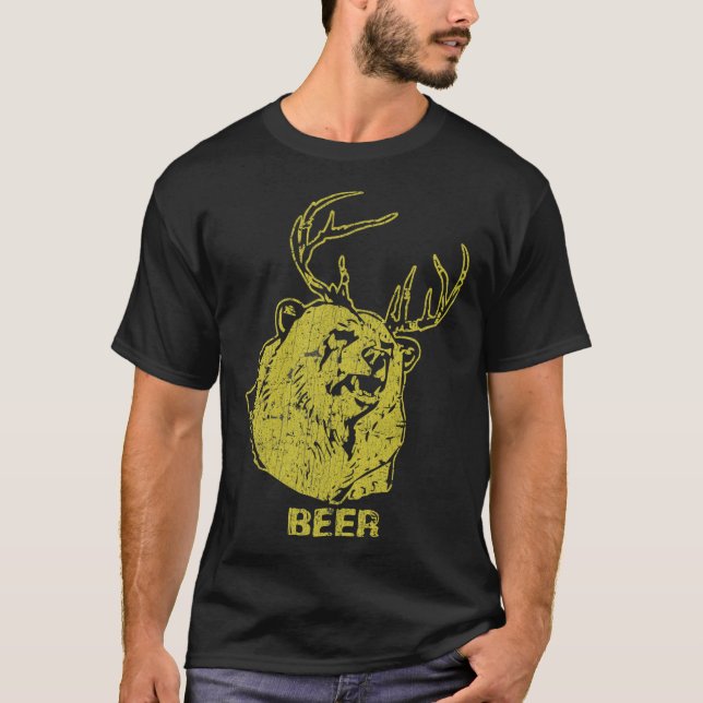 Bear + Deer = Beer Essential T-Shirt Copy (Front)