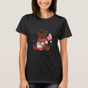 bear deer cute christmas large oversize T-Shirt