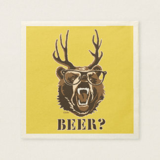 Bear, Deer or Beer Napkin
