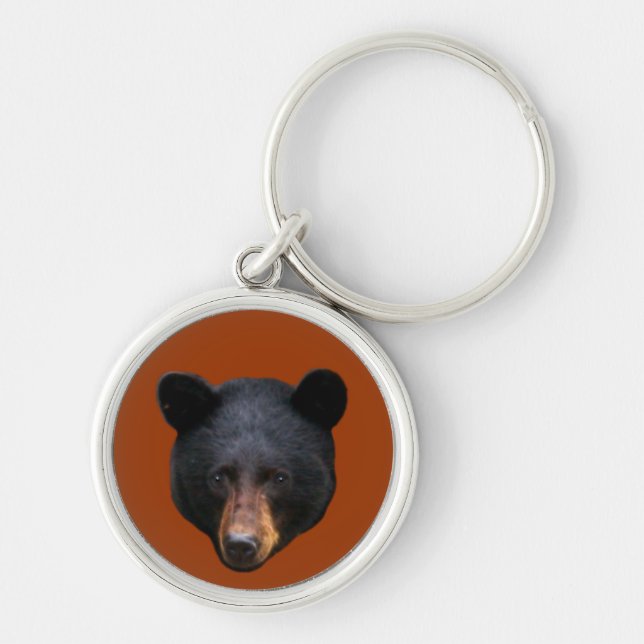 Bear Design for Animal and Wildlife-Supporters Key Ring (Front)