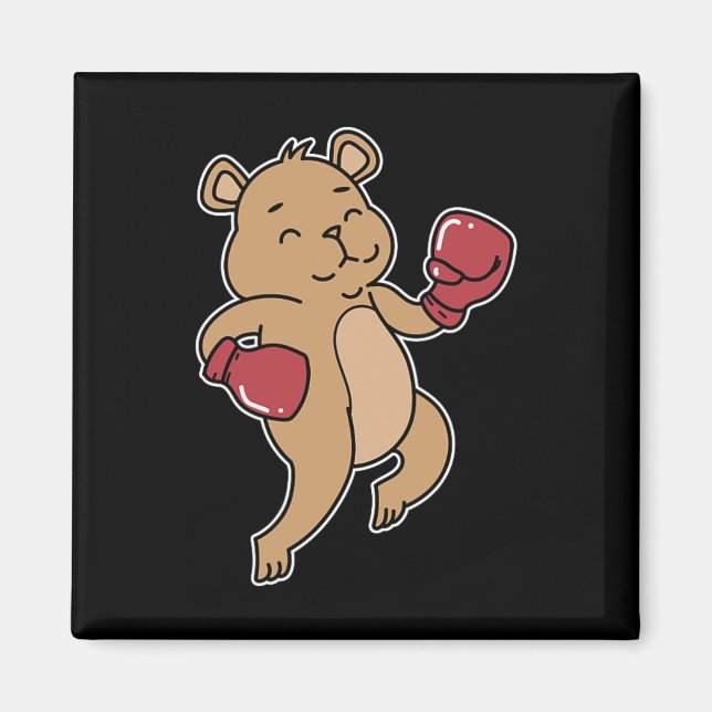 Bear Does Boxing  Magnet (Front)