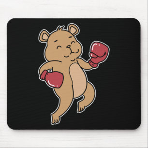 Bear Does Boxing Mouse Pad