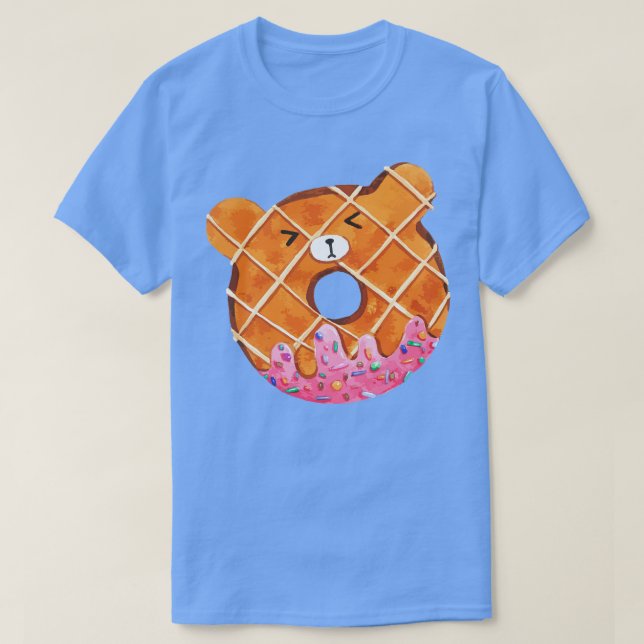 Bear Doughnut  T-Shirt (Design Front)