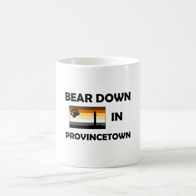 Bear Down In Provincetown Magic Mug (Center)