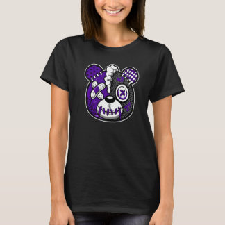 Bear Dripping Loves Dark Iris 3s Unisex Matching T-Shirt