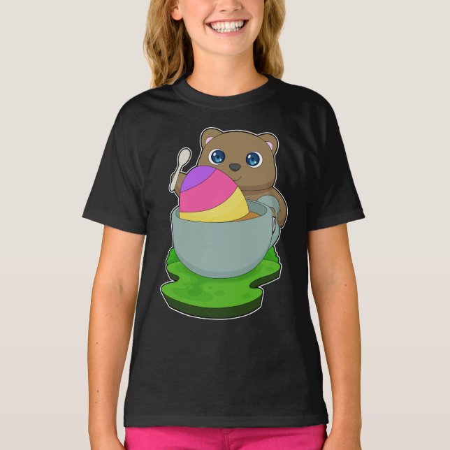 Bear Easter Easter egg Cup T-Shirt (Front)