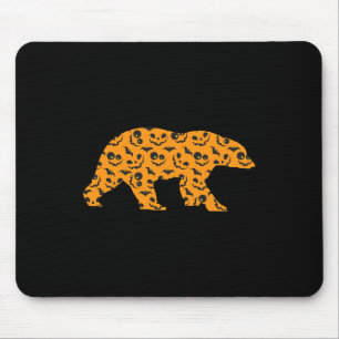 Bear Easy Halloween Outfit Mammal Animal Lazy Cost Mouse Pad
