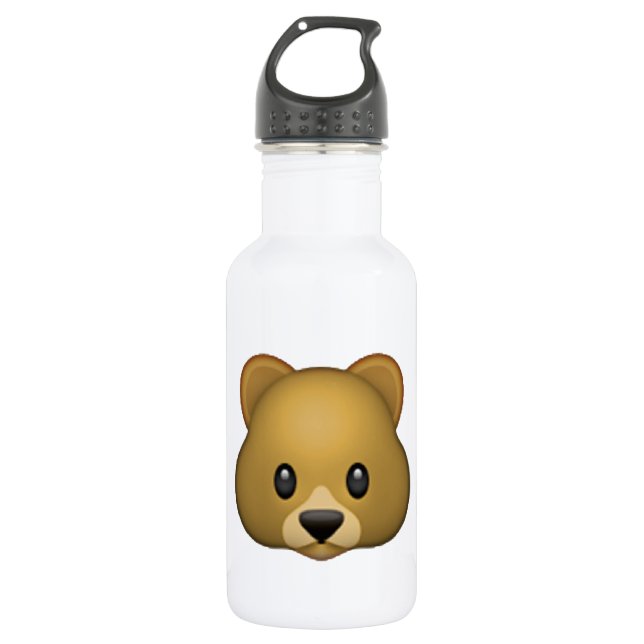 Bear - Emoji 532 Ml Water Bottle (Front)