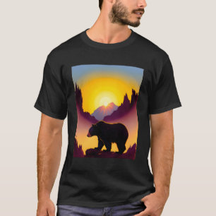 Bear Enjoying A T-Shirt