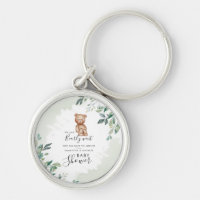Bear Eucalyptus Leaves Couples Baby Shower