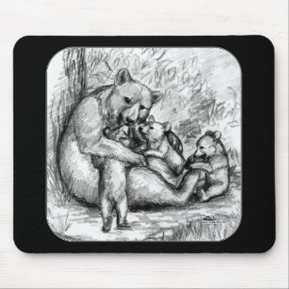 Bear Family Mouse Pad