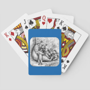 Bear Family Playing Cards
