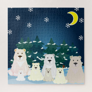 Bear family puzzle 