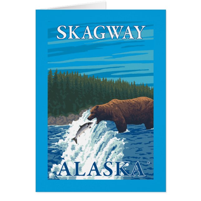 Bear Fishing in River - Skagway, Alaska (Front)