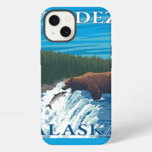 Bear Fishing in River - Valdez, Alaska iPhone 13 Case