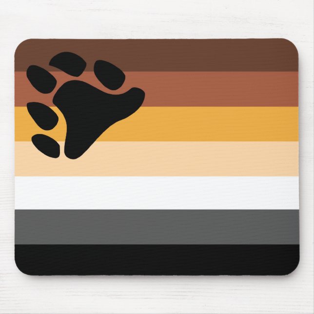 Bear Flag (traditional) Mouse Pad (Front)