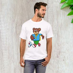 Bear Football Player T-Shirt