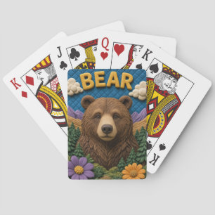 Bear Forest Hills Modern KlayKoo Playing Cards