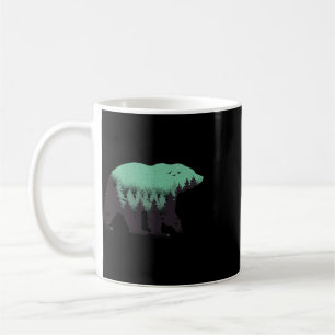 Bear Forest Nature Grizzly Hiking Outdoor Hunting Coffee Mug