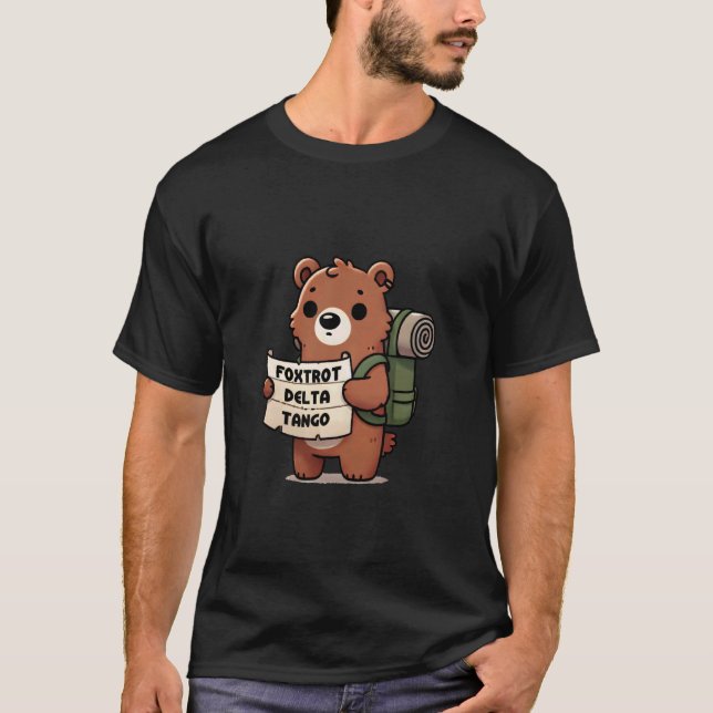 Bear Foxtrots Deltas Tangos T-Shirt (Front)
