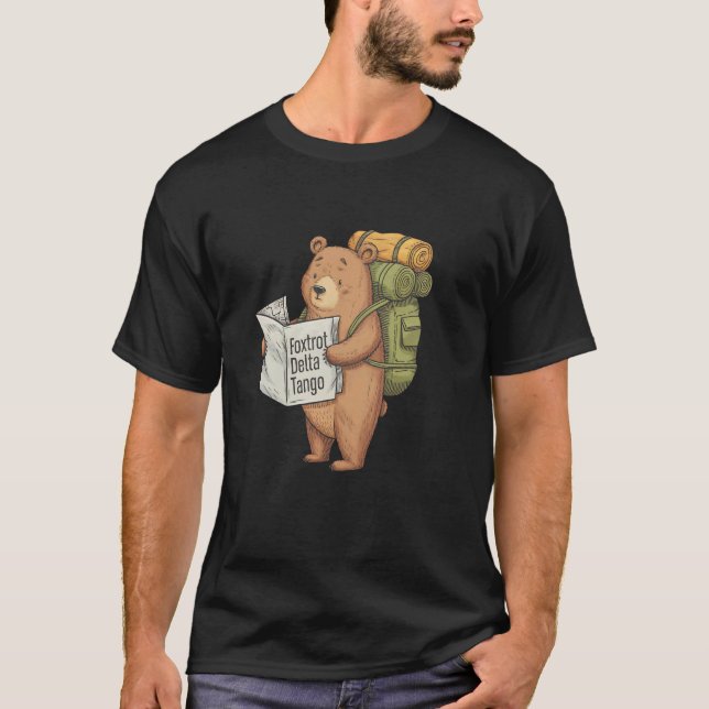 Bear Foxtrots Deltas Tangos T-Shirt (Front)