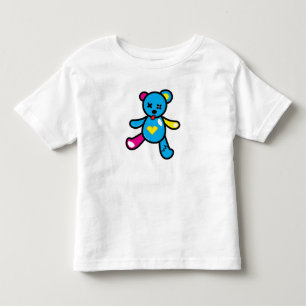 Bear Friend Blue Toddler T-Shirt