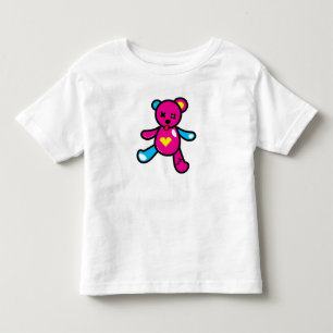 Bear Friend Pink Toddler T-Shirt