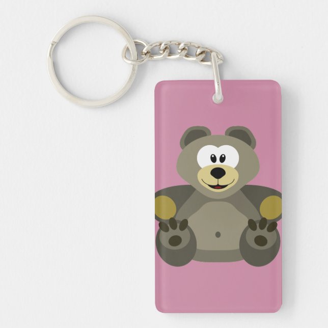Bear front and back key ring (Front)