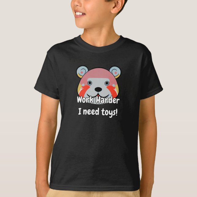 Bear Fun Cool Unique Best Stylish Kid T-Shirt (Front)
