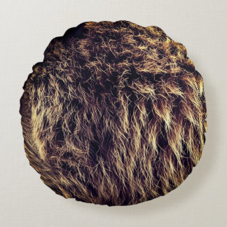 Bear Fur Round Cushion