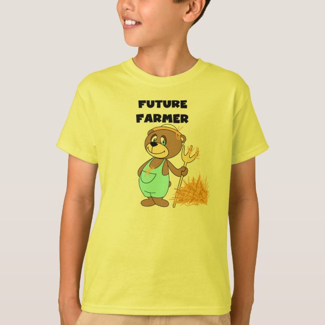 Bear Future Farmer T-Shirt (Front)