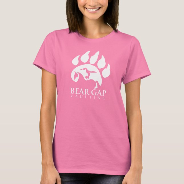 Bear Gap Vaulting White Text Shirt (Front)