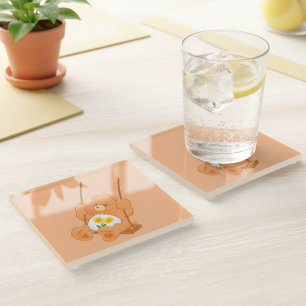 Bear Glass Coaster